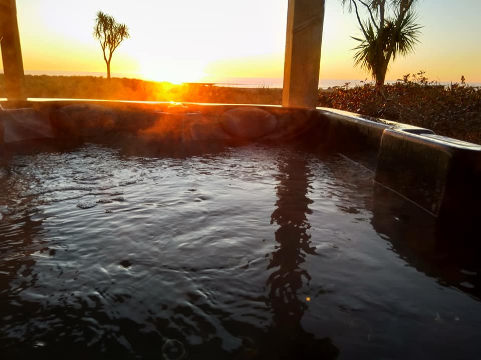 Sunset Spa Watching the sunset in the Spa Pool